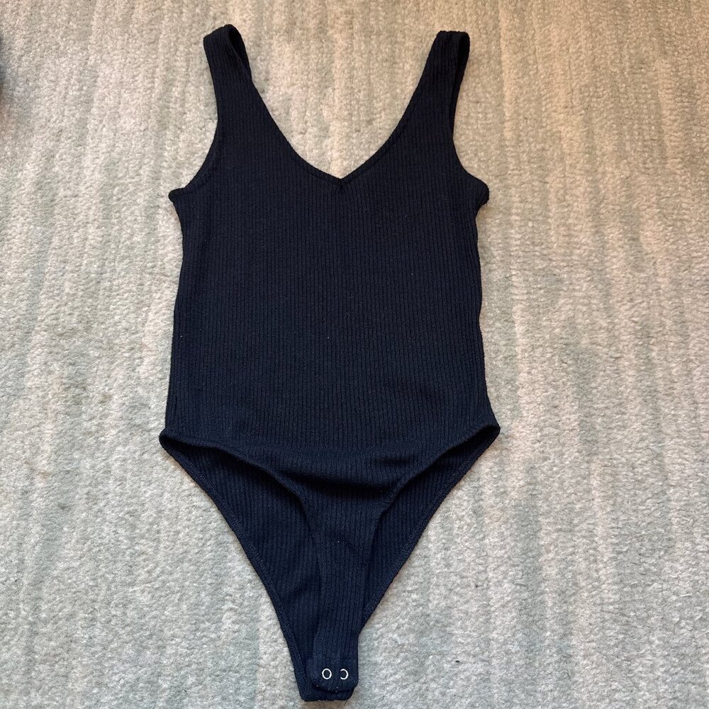 Primark Black Ribbed Tank Top